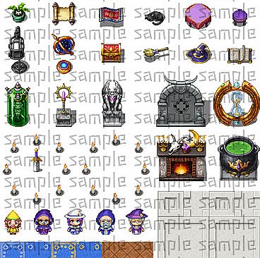 RPG Maker MZ - Magic Shop Animated Interior Pack