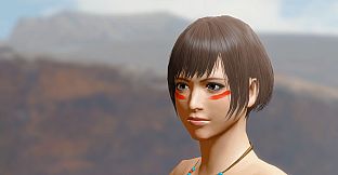 Monster Hunter Rise - "Single Stroke Cheek" makeup