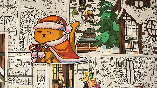 FIND KITTENS 8: Happy New Year - Coloring Book
