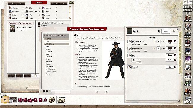 Fantasy Grounds - Deadlands: The Weird West: Archetypes 01