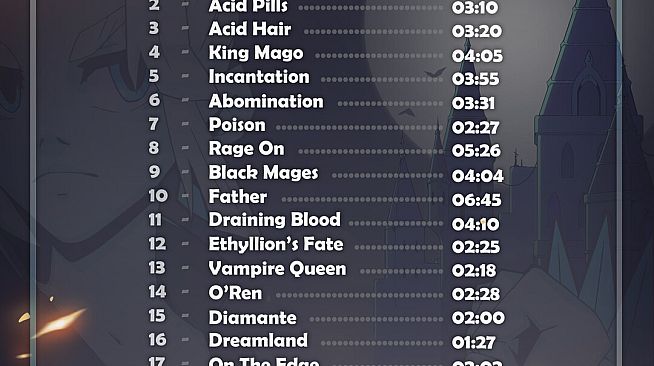 Blade Prince Academy Soundtrack