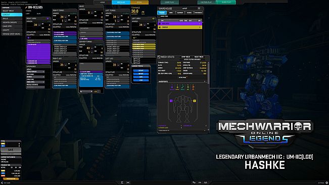 MechWarrior Online - Hashké and Abaddon Legendary Mech Pack