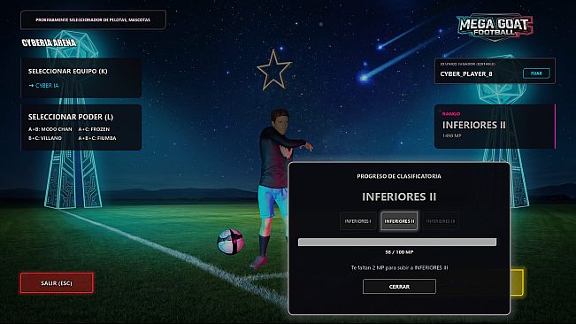 MEGA GOAT FOOTBALL: Cyberia Arena