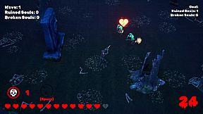 Broken Scary Skeleton