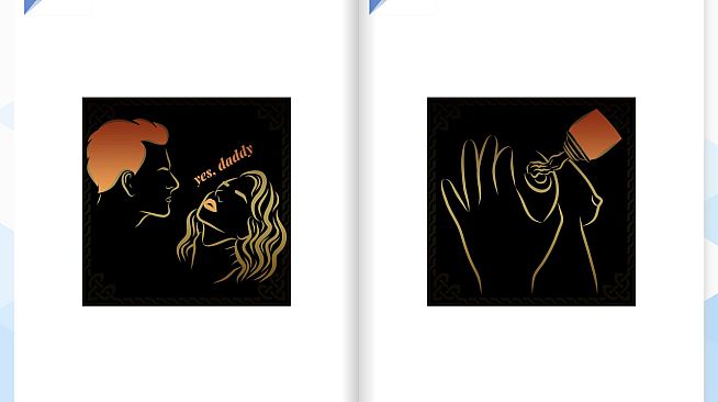 LineArt Jigsaw Puzzle - Erotica Valentines ArtBook