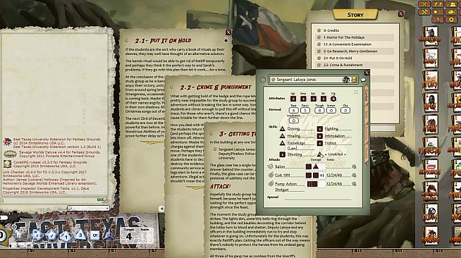 Fantasy Grounds - ETU: Horror for the Holidays (Savage Worlds)