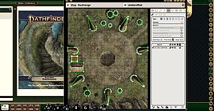 Fantasy Grounds - Pathfinder RPG - Pathfinder Flip-Mat: Rusthenge
