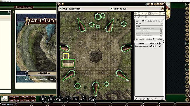Fantasy Grounds - Pathfinder RPG - Pathfinder Flip-Mat: Rusthenge