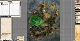 Fantasy Grounds - Pathfinder RPG - Pathfinder Flip-Mat Classics - Pirate Island