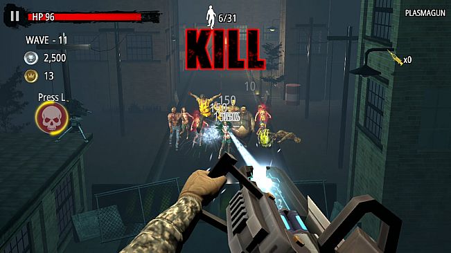 Zombie Hunter: D-Day - SS-ranked Armament "PLASMA GUN"