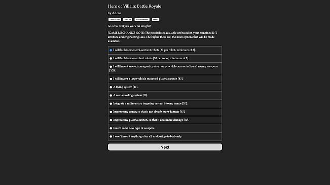 Hero or Villain: Battle Royale