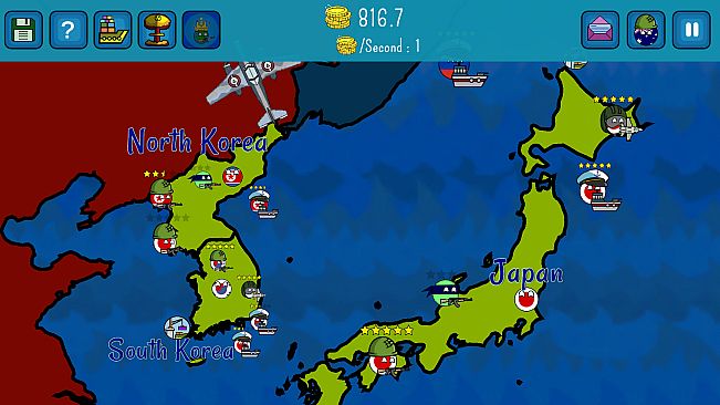 Dictators:No Peace Countryballs