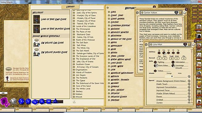 Fantasy Grounds - Hellfrost Land of Fire (Savage Worlds)