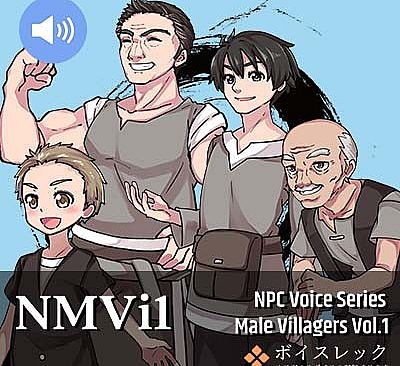 RPG Maker MZ - NPC Male Villagers Vol.1