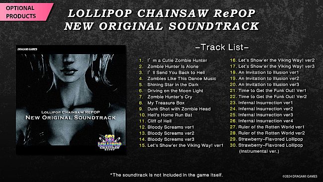 LOLLIPOP CHAINSAW RePOP NEW ORIGINAL SOUNDTRACK