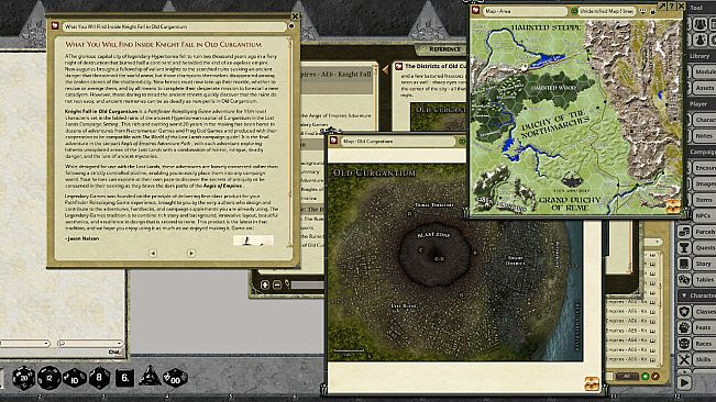 Fantasy Grounds - Aegis of Empires 6: Knight Fall in Old Curgantium