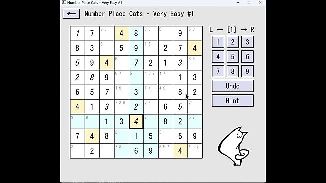Number Place Cats