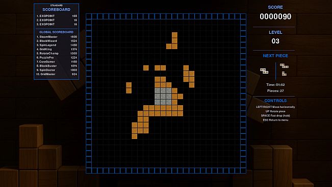 SpinGrid: Core Block Puzzle