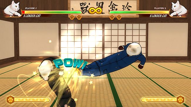 Fight Of Animals - Long Man Costume/Slender Cat