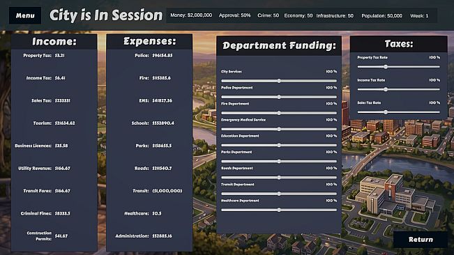 Mayor: City in Session