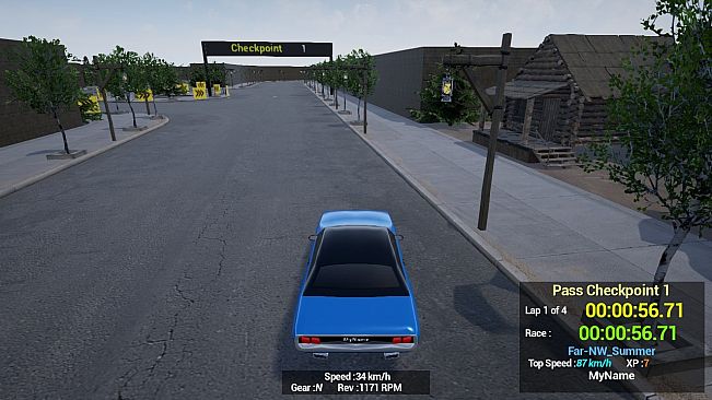 Maze Workout - Western Lost Solo Car Racer