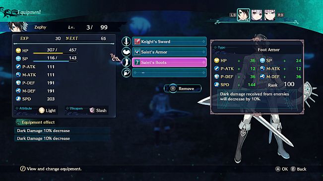 Dragon Star Varnir High Class Armor Set for 3