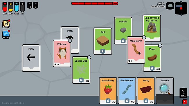 Stack Island - Survival card game