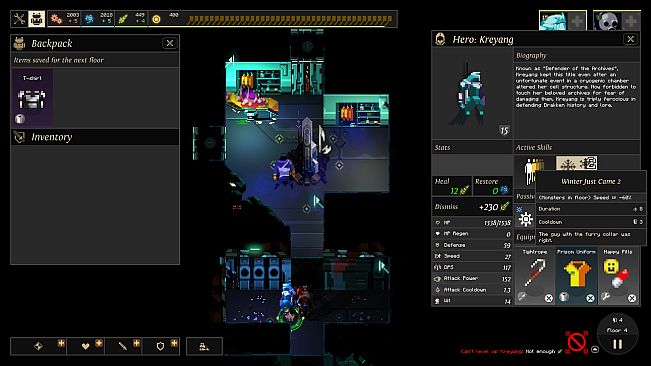 Dungeon of the ENDLESS - Deep Freeze Add-on