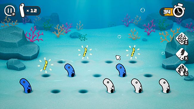 Pull Out! Spotted Garden Eels