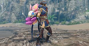 Monster Hunter Rise - "Stuffed Mizutsune" Hunter layered weapon (Heavy Bowgun)