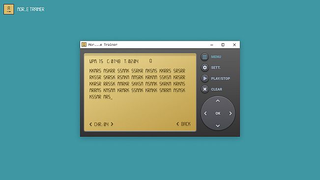 MOR...E TRAINER (Learning Morse Code)