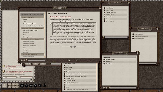 Fantasy Grounds - Islands of Plunder: Raid on the Emperor's Hand