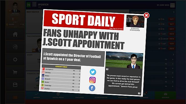 Football Club Management 2023