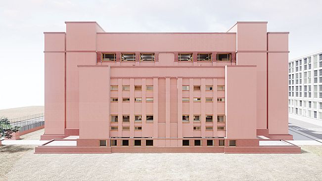 Larkin building by Frank Lloyd Wright