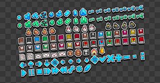 RPG Maker MZ - Rogue Adventure 1000+ Icons Pack