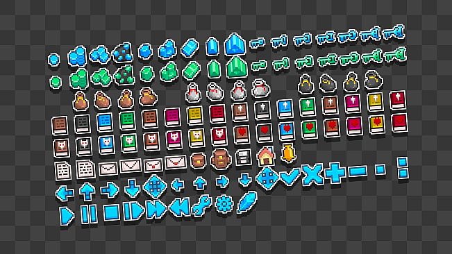 RPG Maker MZ - Rogue Adventure 1000+ Icons Pack
