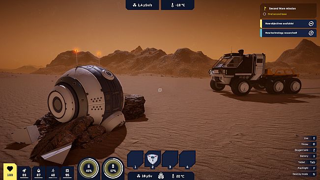 687 Days on Mars - First Steps