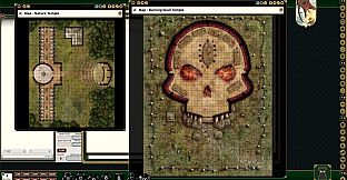 Fantasy Grounds - Pathfinder RPG - Pathfinder Flip-Mat: Temples Multi-Pack