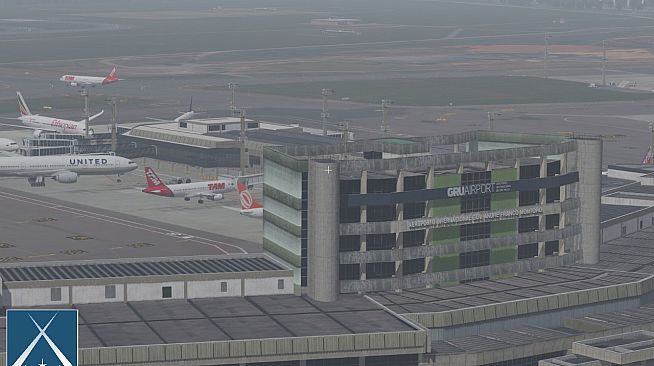 X-Plane 11 - Add-on: Globall Art - SBGR - São Paulo - Guarulhos International Airport