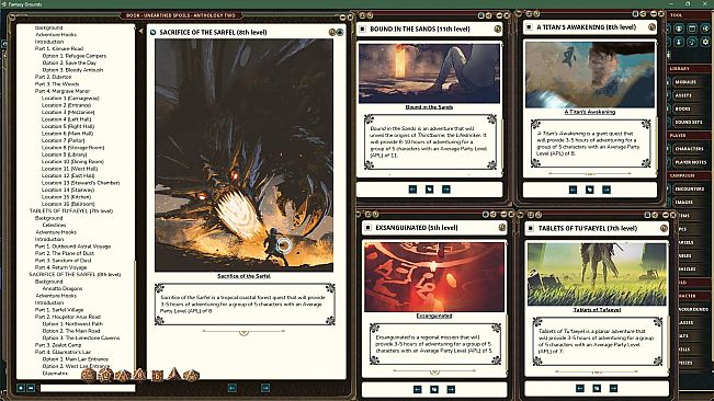 Fantasy Grounds - Unearthed Spoils Anthology Two