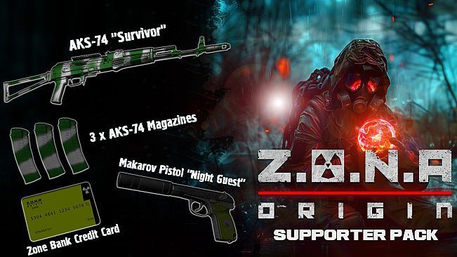 Z.O.N.A: Origin – Supporter's Pack