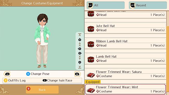 Flower Trimmed Wear - WorldNeverland - Daily Life in the Elnea Kingdom - Another Life Adventure