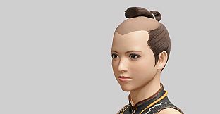 Monster Hunter Rise - "Topknot Soul" hairstyle