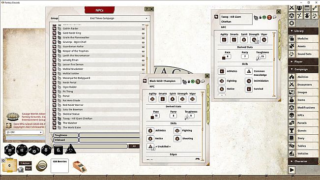 Fantasy Grounds - Horror of Huntley House