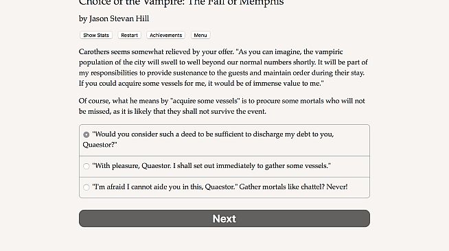 Choice of the Vampire: The Fall of Memphis