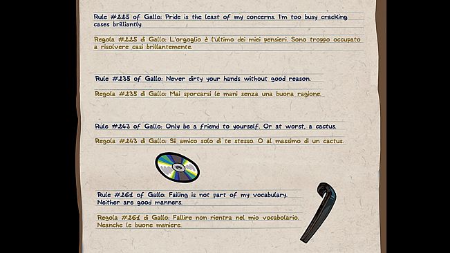 Detective Gallo - Rules