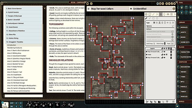 Fantasy Grounds - Dungeons Deep: Tales of the Valiant Edition