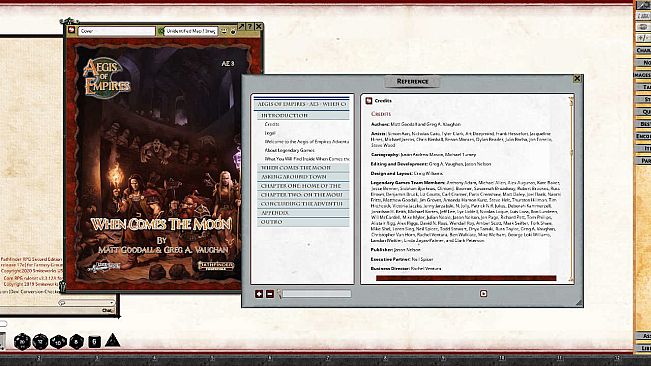 Fantasy Grounds - Aegis of Empires 3: When Comes the Moon