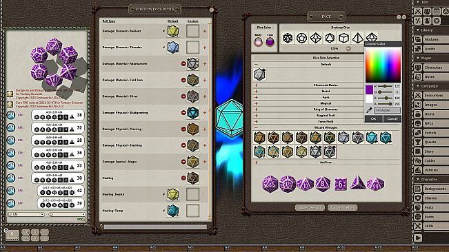 Fantasy Grounds - Wizard Wrought Dice Pack