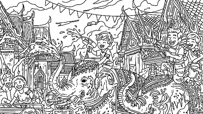 100 Songkran Cats